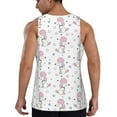 thumbnail image 3 of Gaeub Cute Poodle Dog Men's Athletic Tank Top, Workout Sleeveless Shirts, Running Tank Tops for Gym, Running, Training - Large, 3 of 9