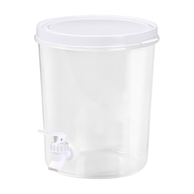 5L Fridge Water Pitcher Jug, Plastic Pitcher with Lid,Clear Hot/Cold Eco-Friendly Carafes, Beverage Dispenser, Storage And Organization for Cold Beverages - Water, Cold Brew, Iced Tea & Juice