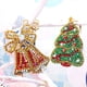 thumbnail image 2 of 8 Piezas Llaveros de Pintura de Diamante 5D DIY para Niños y Adultos Navidad DIY 5D Taladro Completo Forma de Mosaico de Diamantes de Imitación Pintura Artística de Diamante Llavero Colgante para Deco, 2 of 5