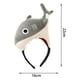 thumbnail image 4 of Shark Headwear Headwear Hairband Headpiece Makeup Hair Hoop Headwrap Dress up Decoración para la Navidad Cumpleaños Carnival Photo Props Hugo sombreros de cosplay, 4 of 10