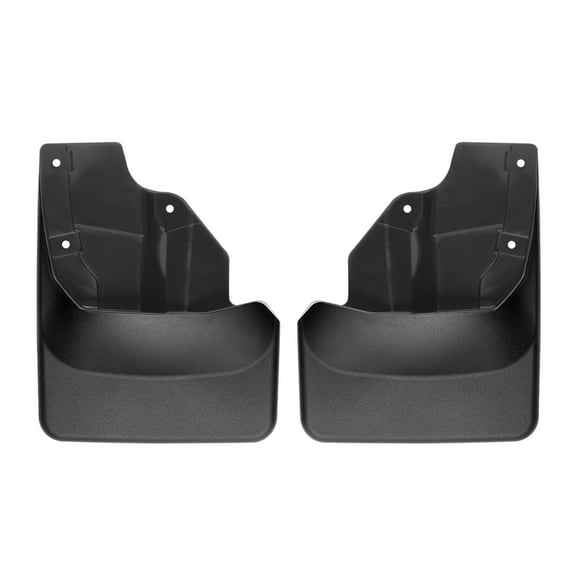 WeatherTech Custom No Drill Splash Guard MudFlaps compatible with 2020-2021 Subaru Outback, Rear Pair - Black