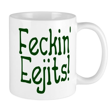 

CafePress - Feckin Eejits! Mug - Ceramic Coffee Tea Novelty Mug Cup 11 oz