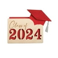 thumbnail image 1 of Greeting Card Gift Card Holder for Graduate 2024 Personalized Wooden Graduation Card Box Multi Card Case Grad Card Organizer Case Customized Envelope Card Wallet for Graduates Gifts Souvenir, 1 of 7