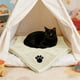 thumbnail image 5 of Toalla de baño superabsorbente para mascotas, de microfibra polar coral, para perros y gatos, suave, de secado rápido, para el cuidado de mascotas, grande, absorbente., 5 of 6