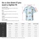 thumbnail image 5 of Fotbe Cartoon Turtle Camisa Hawaiana para Hombre Unisex – Camisa Casual de Verano con Botones de Manga Corta de Algodón y Lino,Large, 5 of 7