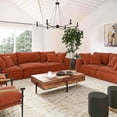 thumbnail image 7 of TOV Furniture Cali Rust Modular Upholstered Loveseat, 7 of 7