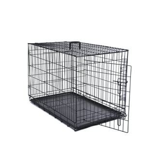 Vibrant Life Wire Dog Crate, Double-Door, Divider and Leak-Proof