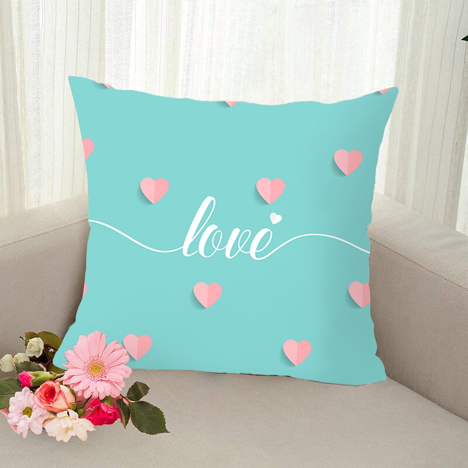 YZHM Valentine'S Day Pillowcase Decorative Pillow Case Creative Pillow