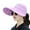 Purple, variant on CSChome Women Summer Hat Women Summer Hat UV Long Brim Striped Print Sunscreen Adjustable Sweat Absorption Hat