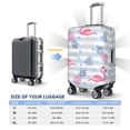 thumbnail image 6 of Disketp Flamingo And Pineapple Elastic Travel Luggage Cover Travel Suitcase Protective Cover For Trunk Case Apply To 18''-32'' Suitcase Cover (Luggage not included)-X-Large, 6 of 9