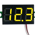 thumbnail image 2 of Pantalla voltaje 2 cables 5 V-40 V medidor LED 0 28 pulgadas () amarillo, 2 of 4
