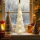 thumbnail image 5 of Uuiauoio Illuminated Christmas Trees Figurine,Exquisite Illuminated Christmas Decorations,Lighted Tree Figurine for Xmas Decor Indoor Outdoor Home Party Centerpiece Mantel Gift, 5 of 6