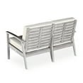 thumbnail image 4 of Eucalyptus With Stylish Back Cushions, Burgundy, Driftwood Gray Finish Outdoor Elegant , Burgundy, 4 of 4