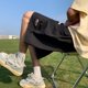 thumbnail image 1 of Dopamina, pantalones cortos americanos de secado rápido de cinco puntos, pantalones cortos de seda de hielo finos de verano para hombres, deportes y ocio, ropa exterior holgada y versátil, 1 of 5