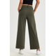 thumbnail image 2 of Pantalones de trabajo de pierna ancha Libin Army Green para mujer, talla L, 2 of 7