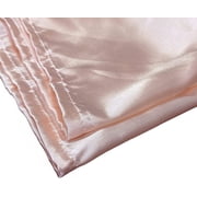 Your Chair Covers - 60 x 102 Inch Rectangular Satin Tablecloth Blush