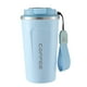 thumbnail image 2 of Taza de café térmica de acero inoxidable con pantalla inteligente de temperatura | Taza de viaje portátil de 510 ml con cuerda de transporte | Contenedor para bebidas frías y calientes, 2 of 4
