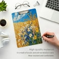 thumbnail image 5 of 12.5x9 Inch Acrylic Clipboard with Metal Clip – Single-Sided Print & Retractable Hook，Wildflowers, 5 of 8