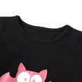 thumbnail image 5 of SERTG Toddler Kids Halloween Set Devil Print Sleeveless Romper Matching and Hat Solid Color Outfit for Infants 3-24 Months(Black,3 Months), 5 of 8