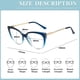 thumbnail image 3 of Gafas de bloqueo de luz azul para computadora, lentes de luz azul, lentes transparentes anti-Blu-Ray para juegos, 3 of 6