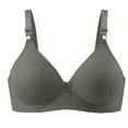thumbnail image 6 of Byworldtasic Women's Wireless Bra Ribbed Soft Cup Non Padded Comfort Bra, Adjustable Straps Everyday Wear Bralette, 6 of 8
