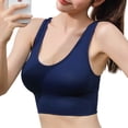 thumbnail image 2 of Women Sports Bra Shockproof Beautiful back button Hollow Racerback Padded Yoga Bra Gym Workout Bra Crop Tops, 2 of 9