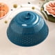 thumbnail image 1 of Tapas reutilizables de plástico para alimentos | Paquete de 3 fundas de malla para platos y tazones | Tapas tipo domo impermeables para cocina y picnic | 25 x 25 x 12 cm | Naranja, azul, rosa, 1 of 7
