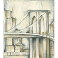 thumbnail image 3 of Goldberger, Jennifer 15x17 Black Modern Framed Museum Art Print Titled - Urban Bridgescape I, 3 of 5