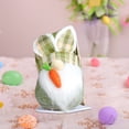 thumbnail image 5 of Easter Decoration Dolls Desktop Decorations Easter Decoration Props Bunny Doll Elderly White Beard Holding Carrot Cute Doll Decoration Ornament, 5 of 5