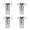 4pcs, variant on 2 bathroom sink plugs, pop-up sink drain filter, sink drain filter plug, universal drain filter drain plug with spring core push conversion. 1.1-1.45 inches, Silvery