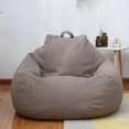 thumbnail image 4 of Extra Large Bean Bag Chairs Sofa Cover Indoor Lazy Lounger For Adults Kids(no Filling Material), 4 of 5