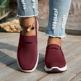 thumbnail image 6 of Women‘s Stylish Walking Sneakers, Low-Profile Design with Shock Absorption, Fashion-Forward Comfort Shoes for City Exploration and Errands. Wine 36, 6 of 6