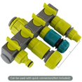 thumbnail image 4 of Colector ajustable de 4 vías, desviador de 4 vías de 1/2 "o 3/4", manguera de grifo de riego de jardín, manguera de jardín ajustable con cerradura, 4 of 5