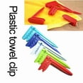 thumbnail image 2 of 4PCS Beach Towel Fastener Clips Picnic Blanket Clips Anchors Tent Camping Yoga Mat, 2 of 8