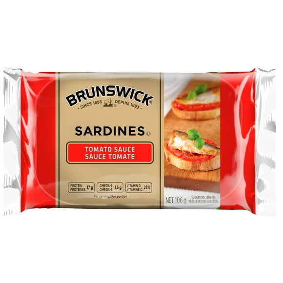 Brunswick Sardines in Tomato Sauce, 106 g