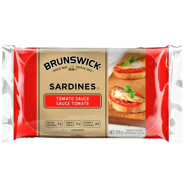 Sardines Brunswick à la sauce tomate 106 g