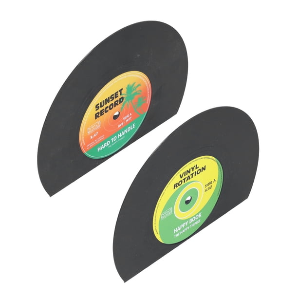 Estantería De Escritorio, Sujetalibros De Larga Duración Diseño De Forma De Registro De CD Retro Apariencia Exquisita Alta Confiabilidad Para Niños Para Amigos Para Dormitorio ANGGREK Disfraces