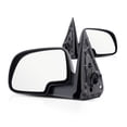 thumbnail image 4 of For Chevy Silverado 1500 Door Mirror 1999 2000 Pair Driver and Passenger Side Chrome Power Non Heated GM1320174, 4 of 9