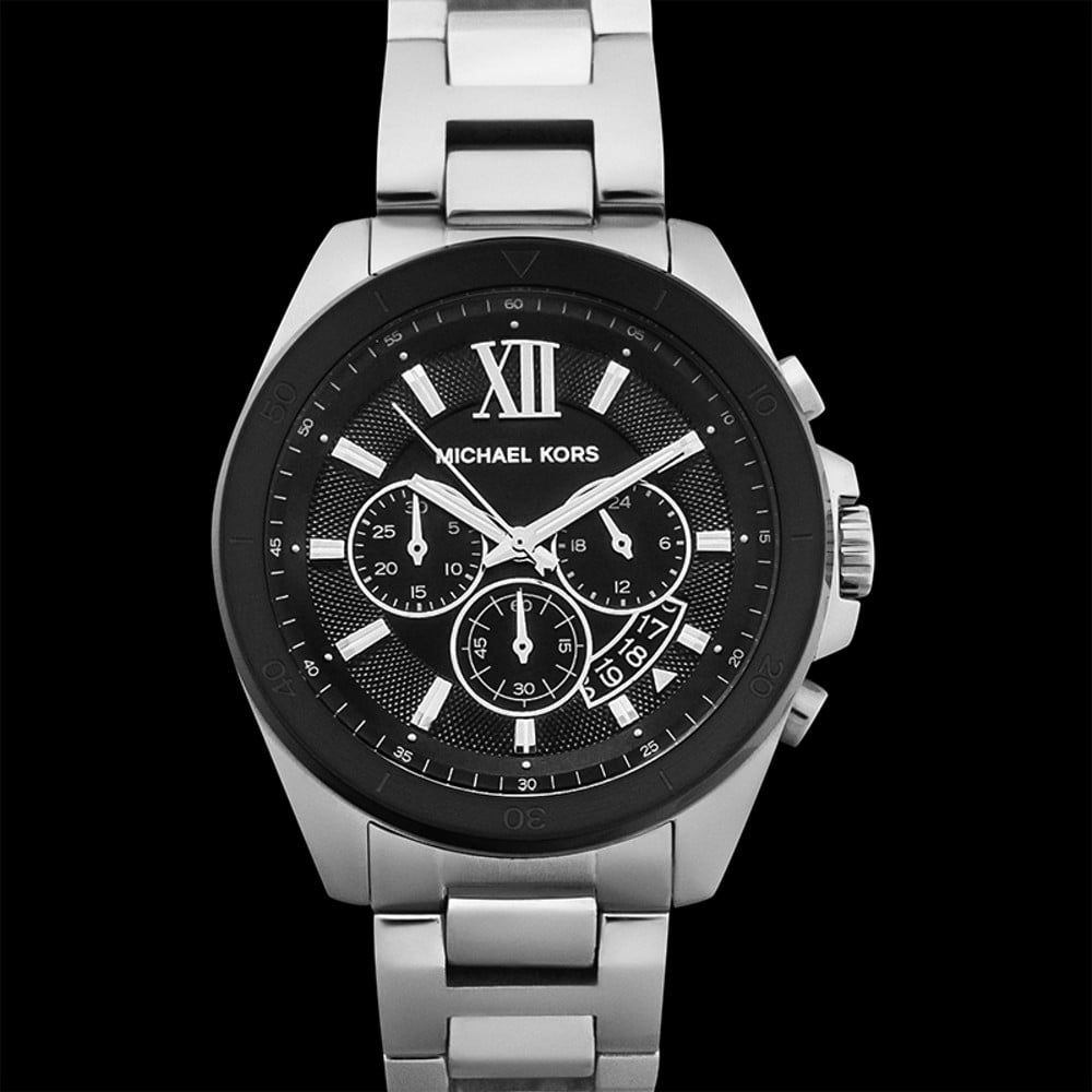 Michael Kors Brecken Chronograph Quartz Black Dial Men's Watch 