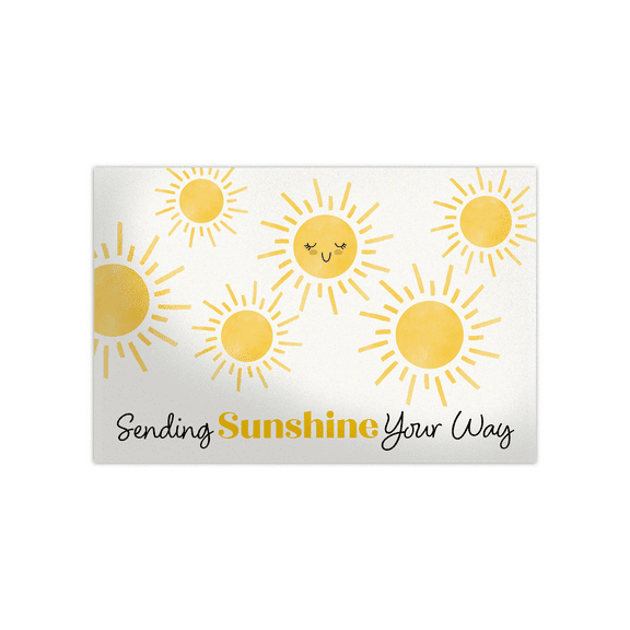 Pro Supply Global (50) count of 4x6 Sunshine Thank You Insert Cards