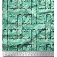 thumbnail image 1 of Soimoi Poly Georgette Fabric Basketweave Tie-Dye Printed Craft Fabric by The Yard 42 Inch Wide, 1 of 1