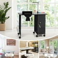 thumbnail image 5 of Costway  Manicure Nail Table Steel Frame Beauty Spa Salon Workstation w/ Drawers, 5 of 10