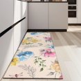 thumbnail image 4 of Pioneer Flower Floral Print Pattern Kitchen Rug Mat,Kitchen Runner Rugs Non Skid Washable,Decorative Kitchen Floor Mats for Kitchen,Sink,Laundry,17"X47", 4 of 5