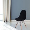 thumbnail image 6 of Stretchable Shell Seat Cover Solid Color Removable Polyester Mid-Century Modern Slipcover, 6 of 8