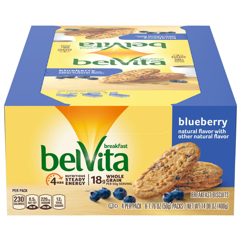 belVita Blueberry Crunchy Breakfast Biscuits, 14.1 Oz. 