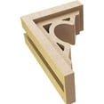 thumbnail image 6 of 4"W x 8"D x 12"H Classic Sheridan Rough Cedar Woodgrain TimberThane Corbel, Primed Tan, 6 of 6