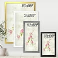 thumbnail image 4 of Designart 'Abstract Retro Drawing of Flowers II' Vintage Framed Art Print, 4 of 4