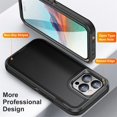 thumbnail image 4 of Funda resistente a prueba de golpes para iPhone, funda protectora resistente antiarañazos con cubierta completa para iPhone 15, 14, 13, 12, 11 Pro Max, XS, XR, 8, 7, 6 Plus, 4 of 5