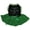 Black/Green Floral, variant on Petitebelle Rhinestone Happy St Patrick's Day Puppy Dog Dress (White/Green Clovers, Small)