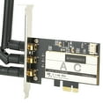 thumbnail image 1 of Tarjeta inalámbrica 802.11AC WiFi + Para Bluetooth 4.0 Bling Bling Tarjeta WLAN de escritorio PCI E BCM943602CS con 3 antenas, 1 of 12